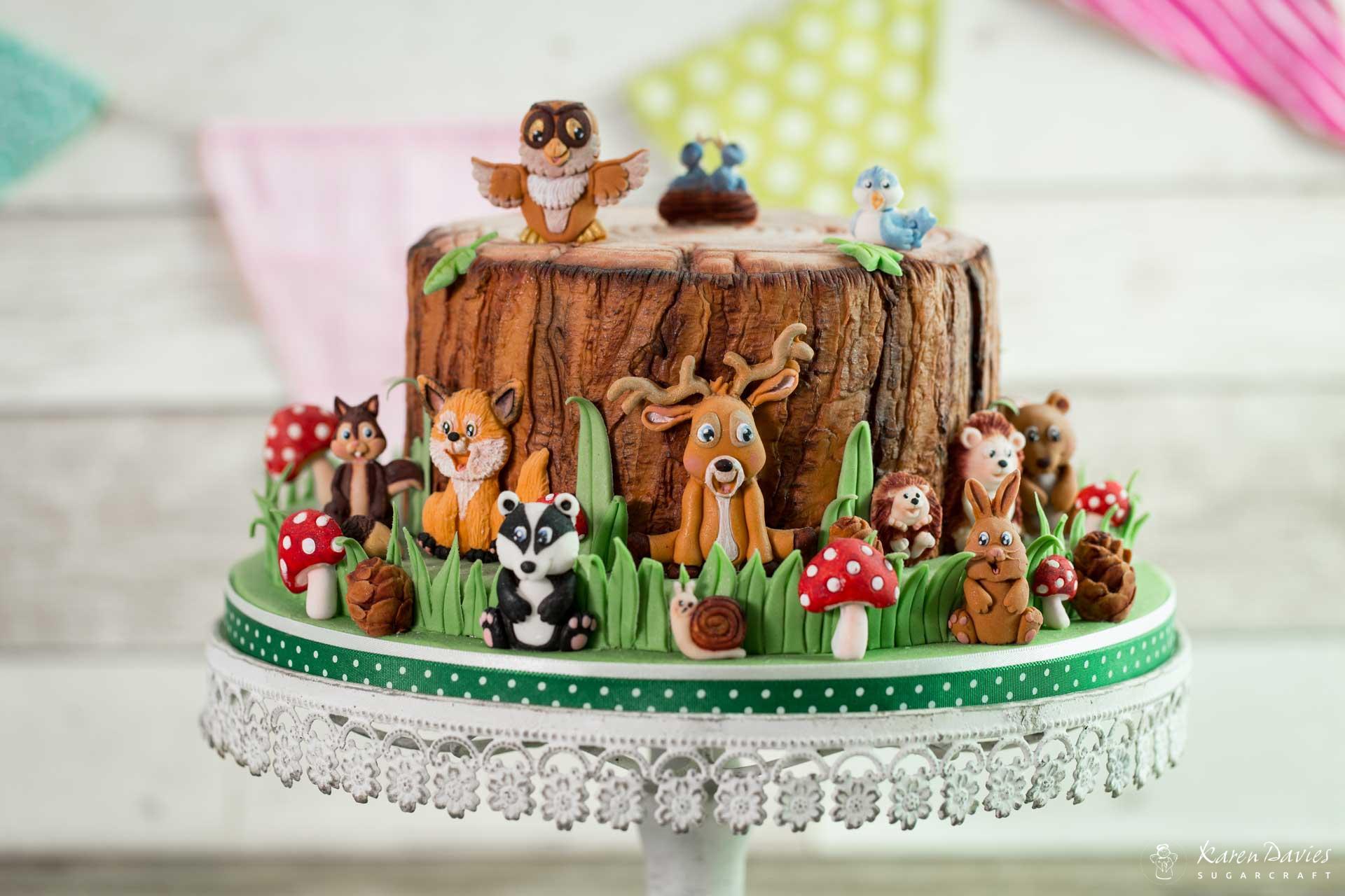 Karen Davies Silikonform Woodland Animals - Waldtiere