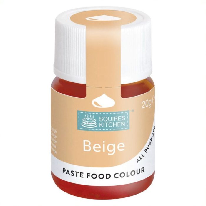 Squires Kitchen Food Colour Lebensmittelfarbe Paste beige 20 g (100 g = 17,45 €)