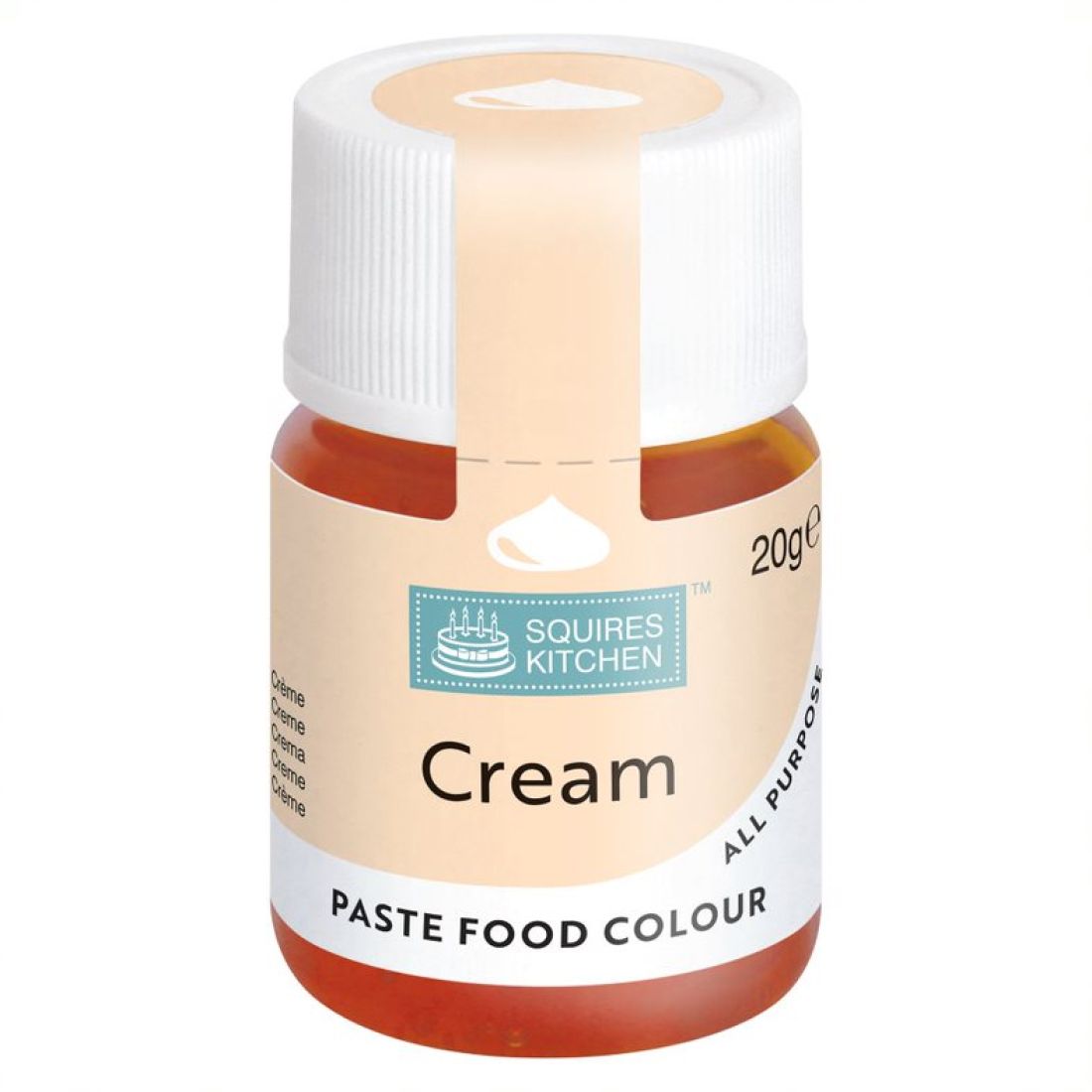 Squires Kitchen Food Colour Lebensmittelfarbe Paste cream 20 g (100 g = 17,45 €)