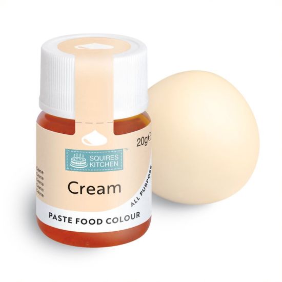 Squires Kitchen Food Colour Lebensmittelfarbe Paste cream 20 g (100 g = 17,45 €) – Bild 2