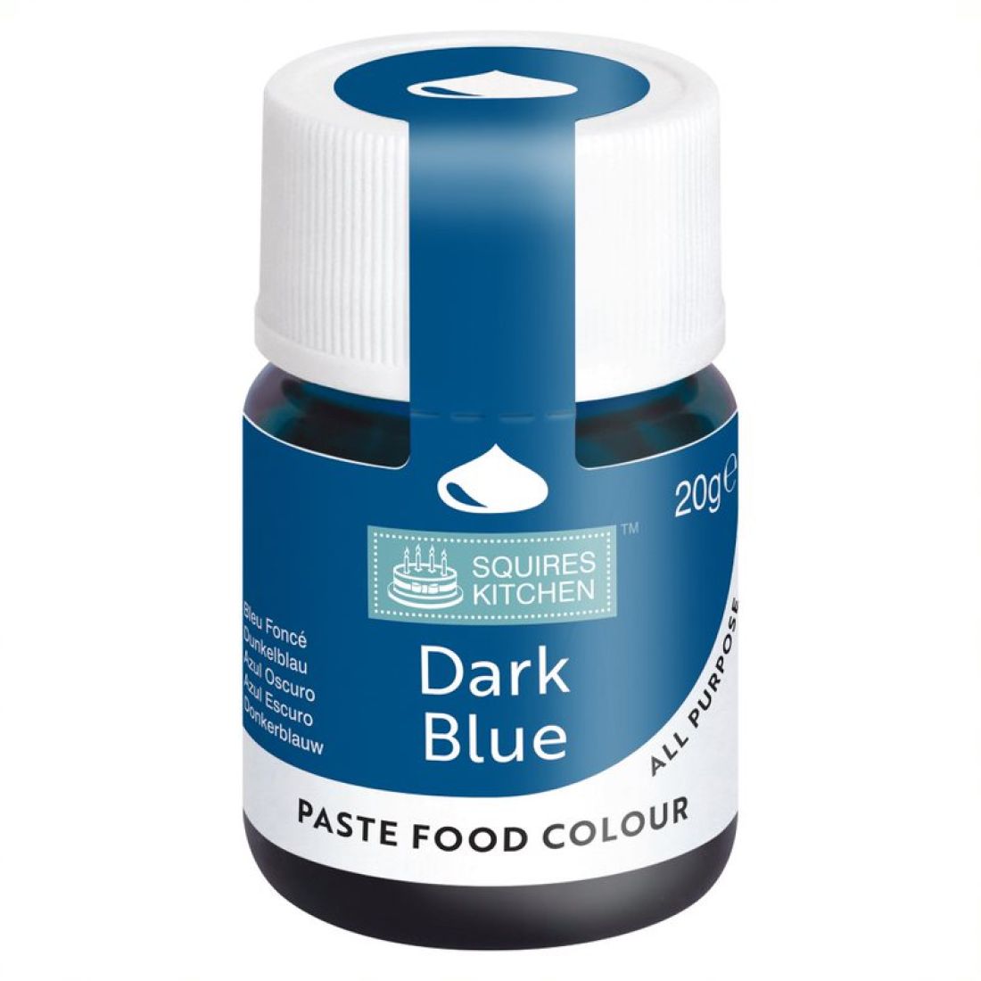 Squires Kitchen Food Colour Lebensmittelfarbe Paste dunkelblau 20 g (100 g = 17,45 €)