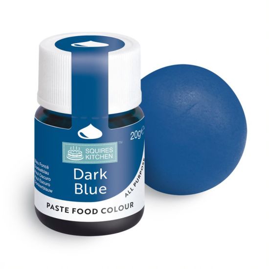 Squires Kitchen Food Colour Lebensmittelfarbe Paste dunkelblau 20 g (100 g = 17,45 €) – Bild 2