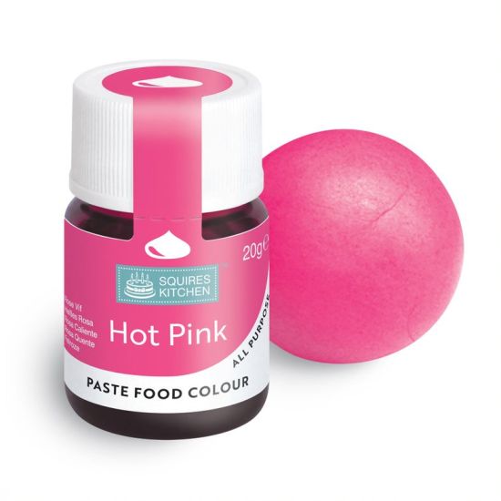 Squires Kitchen Food Colour Lebensmittelfarbe Paste hot pink 20 g (100 g = 17,45 €) – Bild 2