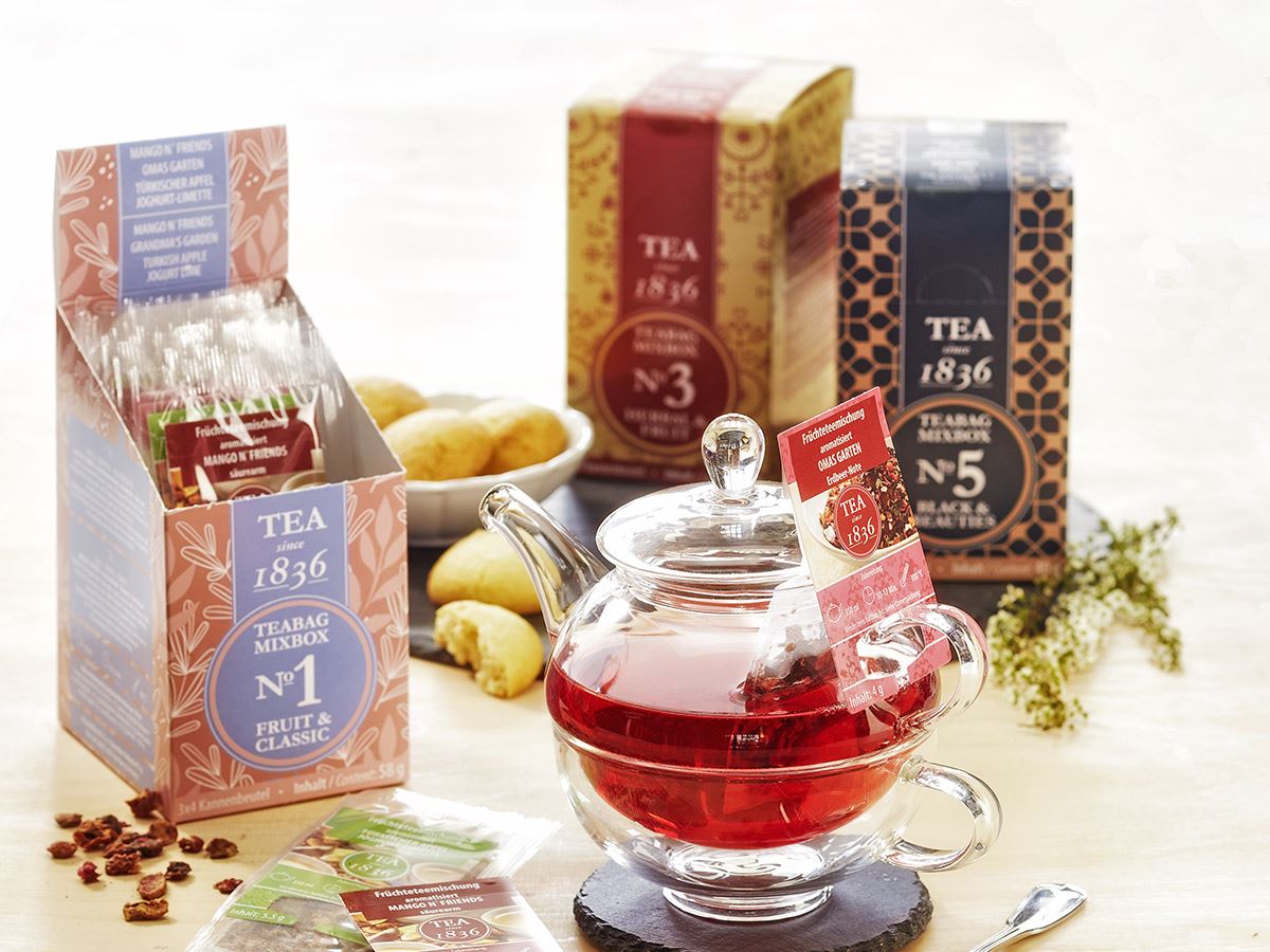 Teabag Mixbox No. 1 Fruit & Classic 3 x 4 Kannenbeutel sortiert - Teeset – Bild 2