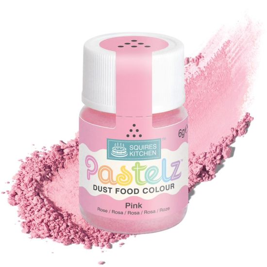 Squires Kitchen PASTELZ Food Colour Lebensmittelfarbe Puder rosa 6 g (100 g = 99,38 €) – Bild 2