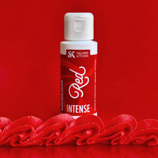 Squires Kitchen Intense Lebensmittelfarbe Paste instensives rot 50 g (100 g = 17,00 €) – Bild 2