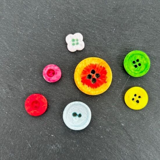 SK Great Impressions Silikonform Buttons Knöpfe – Bild 3